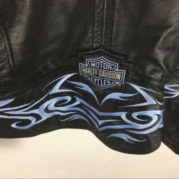 SMALL Harley Davidson Women's Leather Jacket - Picture 3 of 8